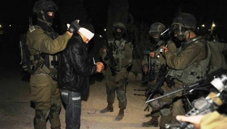 الاحتلال يعتقل 18 مواطنا من الضفة الغربية