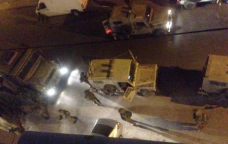 الاحتلال يقتحم قرية عقربا شرقي نابلس