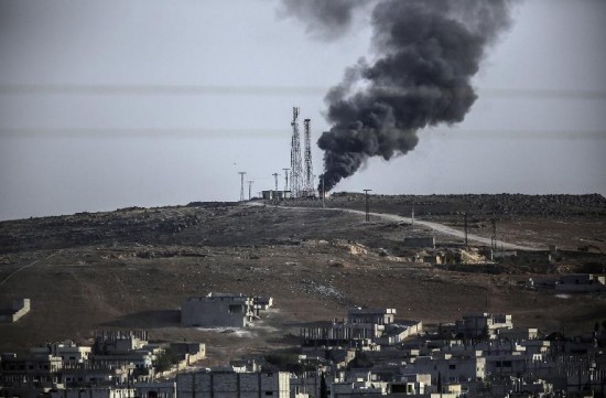 غارة للتحالف على مقاتلي داعش في محيط عين العرب