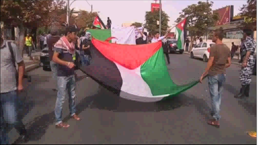 تظاهرة في العاصمة عمان تضامناً مع انتقاضة القدس