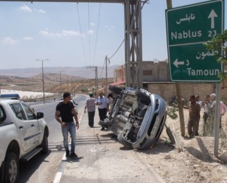 7 إصابات بحادث سير في طوباس