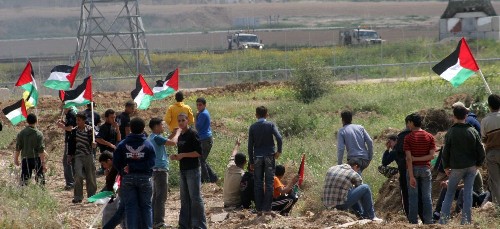 إصابات خلال مواجهات مع الاحتلال شرق مخيم البريج