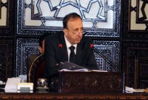 تحالف الفصائل يلتقي رئيس مجلس الشعب السوري بدمشق