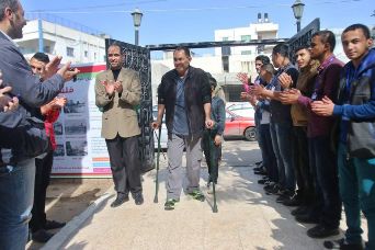 وقفة لإحياء يوم الجريح الفلسطيني في غزة