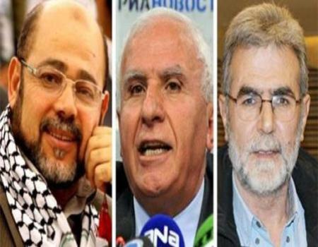 أعضاء الوفد الفلسطيني يواصلون مشاوراتهم الجانبية مع قادة الفصائل