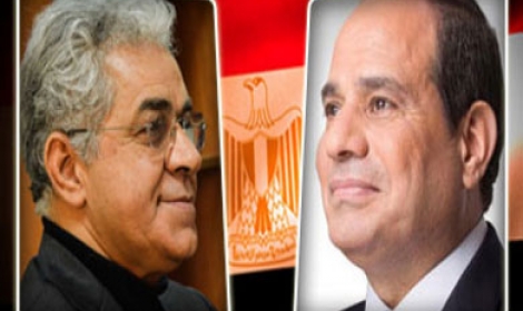 السيسي وصباحي يدليان بصوتيهما في الانتخابات الرئاسية 