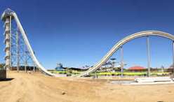 أميركي يبني أعلى زلاقة مائية في العالم 