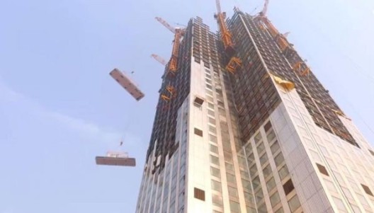  ناطحة سحاب من 57 طابقا في 19 يوما