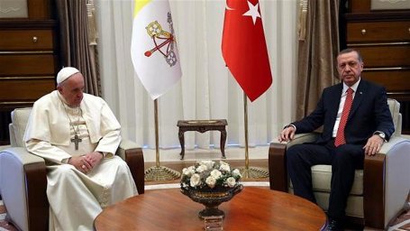 اردوغان في الفاتيكان في اول زيارة لرئيس تركي منذ 59 عاما