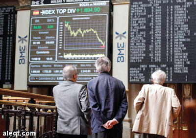 تراجع الأسهم الأوربية قبيل اجتماع المركزي الأوربي