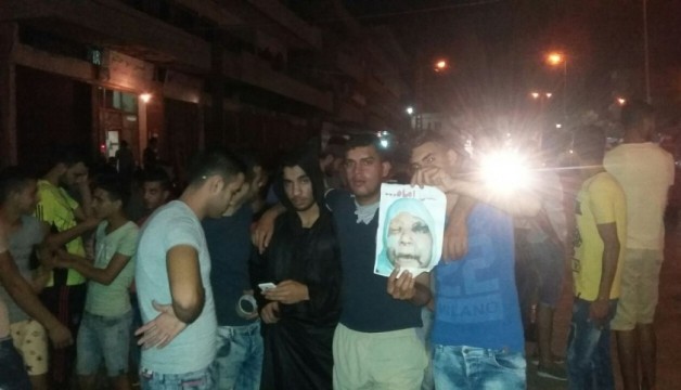 مسيرة تضامنية مع الحاجة أم حسين رزوق في مخيم البارد