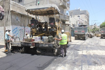 بلدية غزة تنتهي من صيانة 3 شوارع في المدينة
