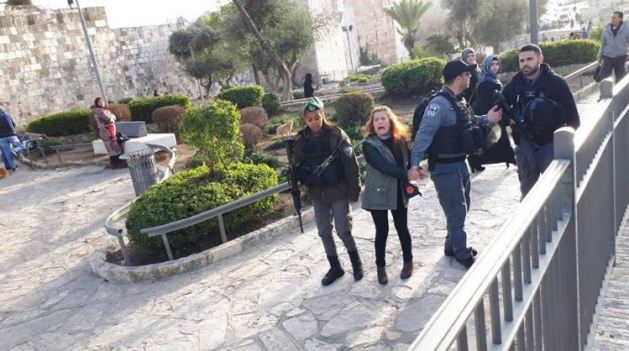 قوات الاحتلال تعتقل شابا في الخليل وناشطة بالقدس