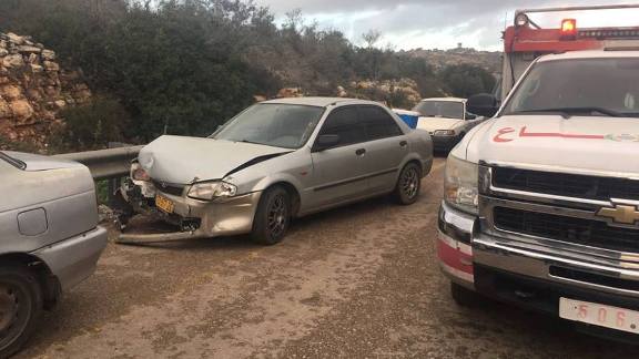 7 إصابات بحادثي سير منفصلين في محافظة جنين