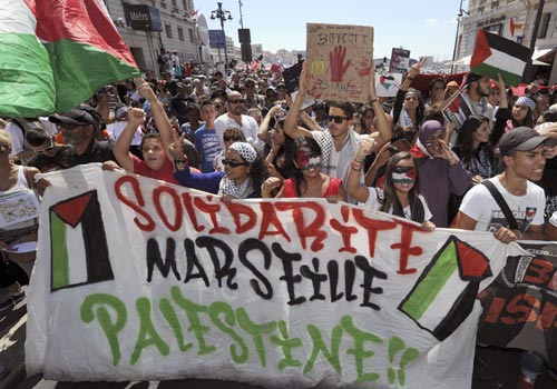 تظاهرات عربية وعالمية تضامناً مع قطاع غزة