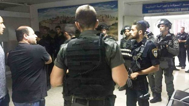قوات الاحتلال تعتقل 4 مقدسيين وتقتحم مستشفى المقاصد