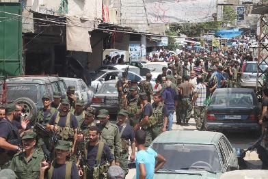 11 ضابطا من الأمن الوطني الفلسطيني يصلون إلى لبنان