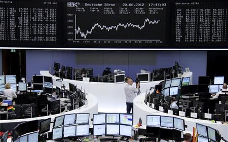 الأسهم الأوربية تستقر قرب أعلى مستوى لها في 6 سنوات