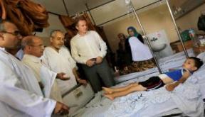 الأردن تستقبل اول دفعة من جرحى قطاع غزة 