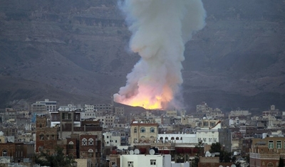 مصرع عدد من اليمنيين جراء غارات سعودية على الغرزة الحدودية