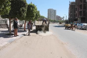 حملة لإزالة المطبات العشوائية في رفح