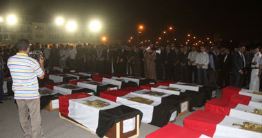 بيت عزاء لشهداء الجيش المصري في غزة