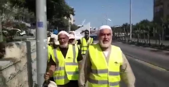 تنظيم مسيرة راجلة من حيفا إلى المسجد الأقصى