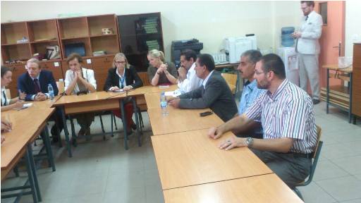 وفد من سفراء الدول المانحة يزور في مخيم نهر البارد