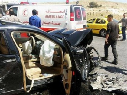 إصابة 5 مواطنين بحادث سير جنوب جنين