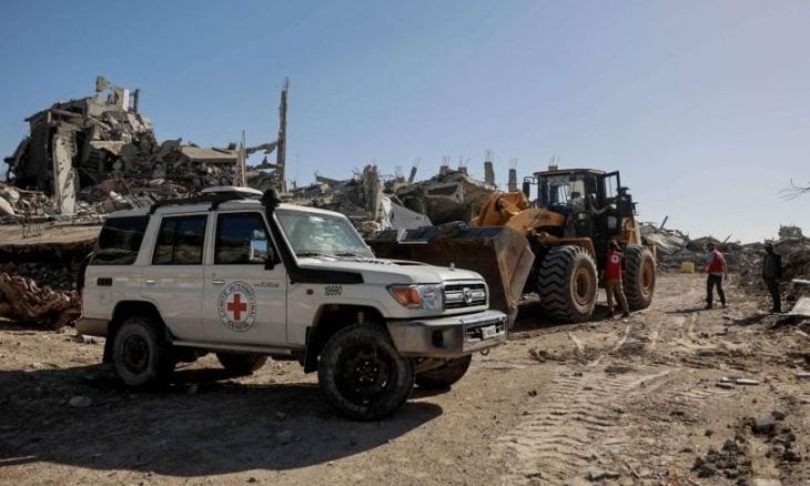 الصليب الأحمر في غزة