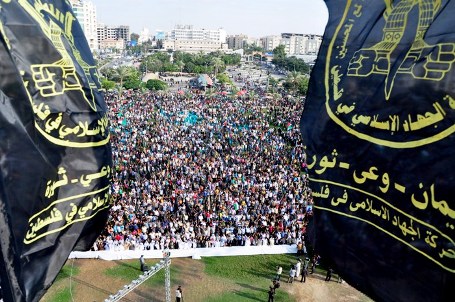 مهرجان الجهاد لدعم الاسرى انتقل الى قاعة منتجع الدولفين بمنطقة الشيخ عجلين