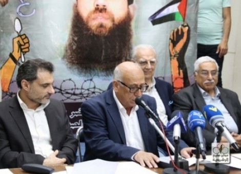 لقاء تضامني في دار الندوة ببيروت مع الأسير الشيخ خضر عدنان