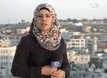 إصابة مراسلة فضائية فلسطين اليوم خلال مواجهات بلدة سلواد