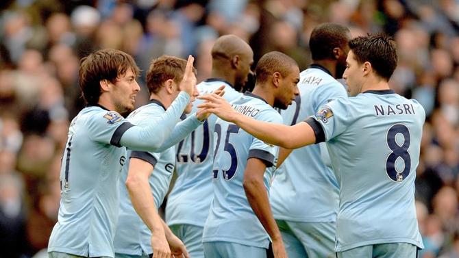 مانشستر سيتي يعادل تشلسي بفوزه على كريستال بالاس