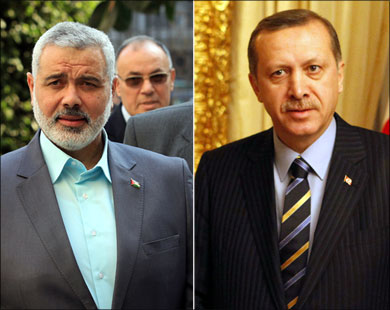 هنية يعزي أردوغان بضحايا المنجم‏
