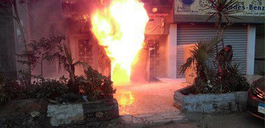 مصرع 18 شخصاً في هجوم استهدف مطعماً في القاهرة