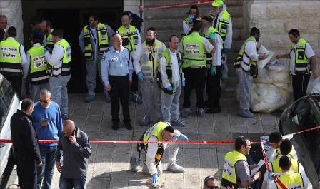 طعن شرطيين للاحتلال قرب باب الأسباط بالقدس