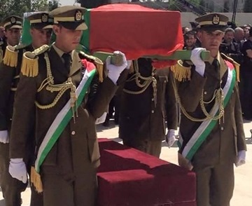 تشييع جثمان النائب ربيحة ذياب في رام الله