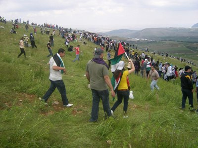 مهرجان خطابي في مارون الرأس بذكرى النكبة 