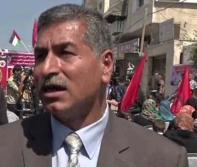 أبو ظريفة يطالب بتحرك المجتمع الدولي من أجل مخيم اليرموك