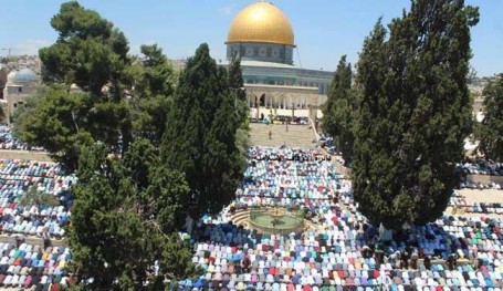 198 مواطنا من غزة يؤدون الصلاة في الاقصى