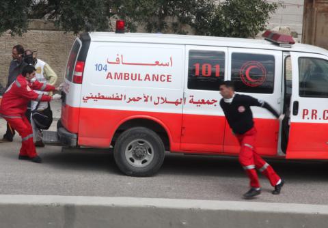 إصابة 3 مواطنين بحادث سير في مدينة غزة