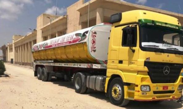 الوقود المصري يصل قطاع غزة
