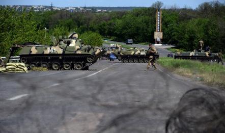 هدوء حذر في سلافيانسك الأوكرانية بعد محاولة اقتحامها 