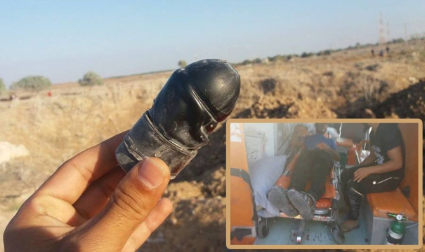 إصابة 3 مواطنين برصاص الاحتلال بمواجهات في قطاع غزة