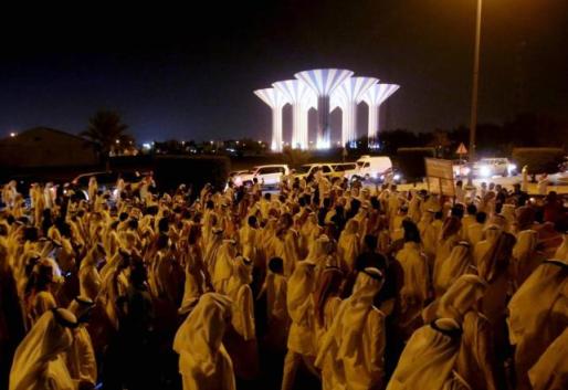 تفريق تظاهرة كويتية للمطالبة بإطلاق سراح المعارض البراك