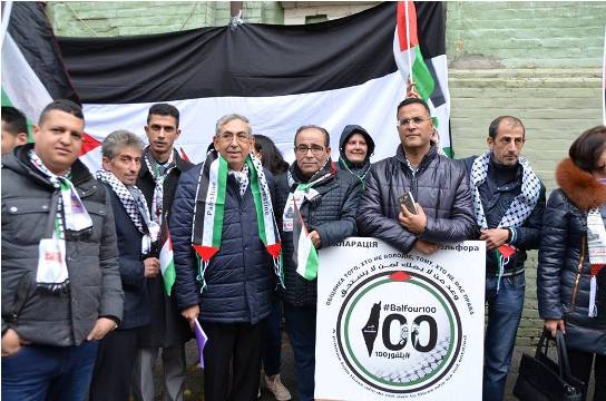 وقفات في عدة مدن أوروبية بمناسبة مئوية وعد بلفور المشؤوم
