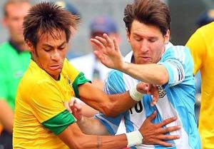 ميسي يتمنى مواجهة نيمار في نهائي مونديال البرازيل