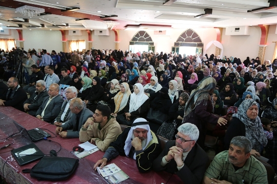 الجهاد تنظم مهرجانا دعما للاسرى في غزة