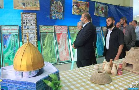 معرض ثقافي في ذكرى النكبة بغزة